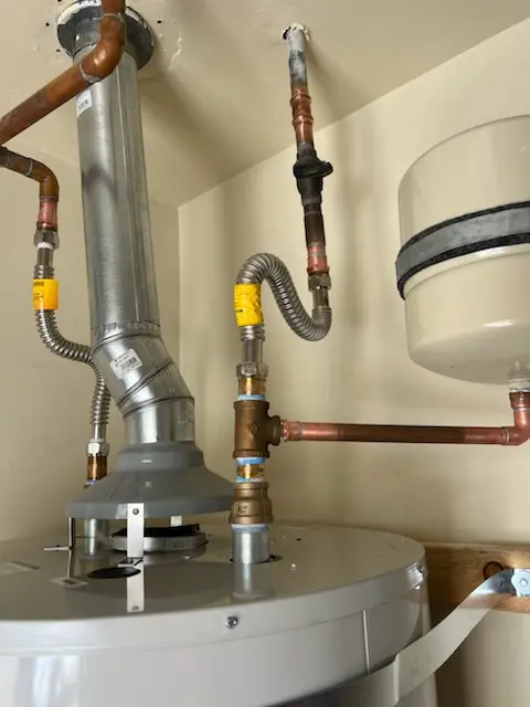 Water heater installation and plumbing repair in Orchards